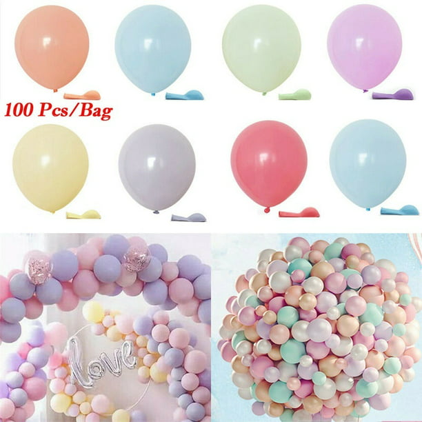 100 Quality Pastel Finish 10" INCH Small Round Latex Balloons Choose Colour